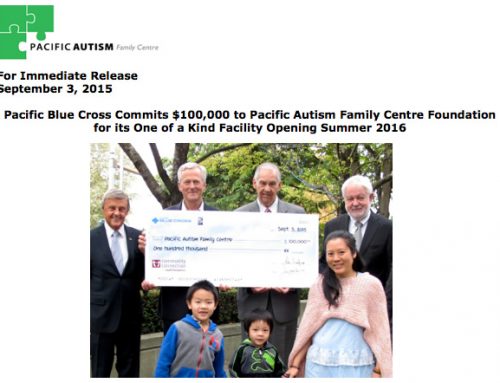 Pacific Blue Cross Commits $100,000 to PAFCF